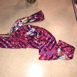 Pink Coach Purse Scarf